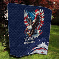 US Navy 250th Anniversary Quilt Proudly Served Veteran - Wonder Print Shop