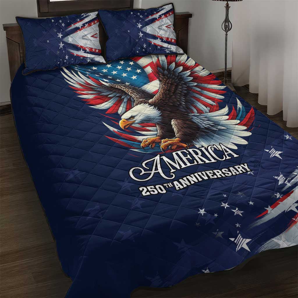 US Navy 250th Anniversary Quilt Bed Set Proudly Served Veteran - Wonder Print Shop