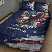US Navy 250th Anniversary Quilt Bed Set Proudly Served Veteran - Wonder Print Shop