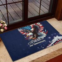 US Navy 250th Anniversary Rubber Doormat Proudly Served Veteran - Wonder Print Shop