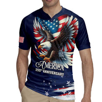 US Navy 250th Anniversary Rugby Jersey Proudly Served Veteran - Wonder Print Shop