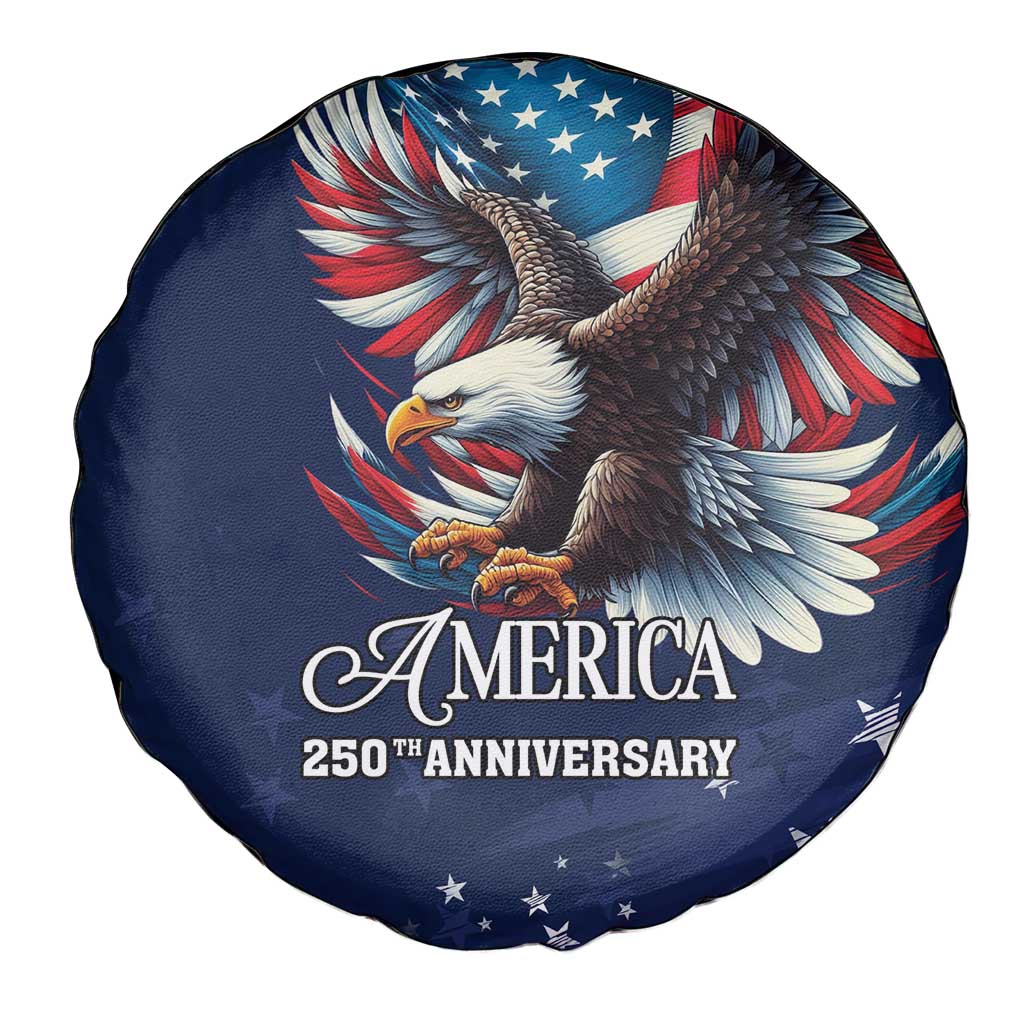 US Navy 250th Anniversary Spare Tire Cover Proudly Served Veteran - Wonder Print Shop