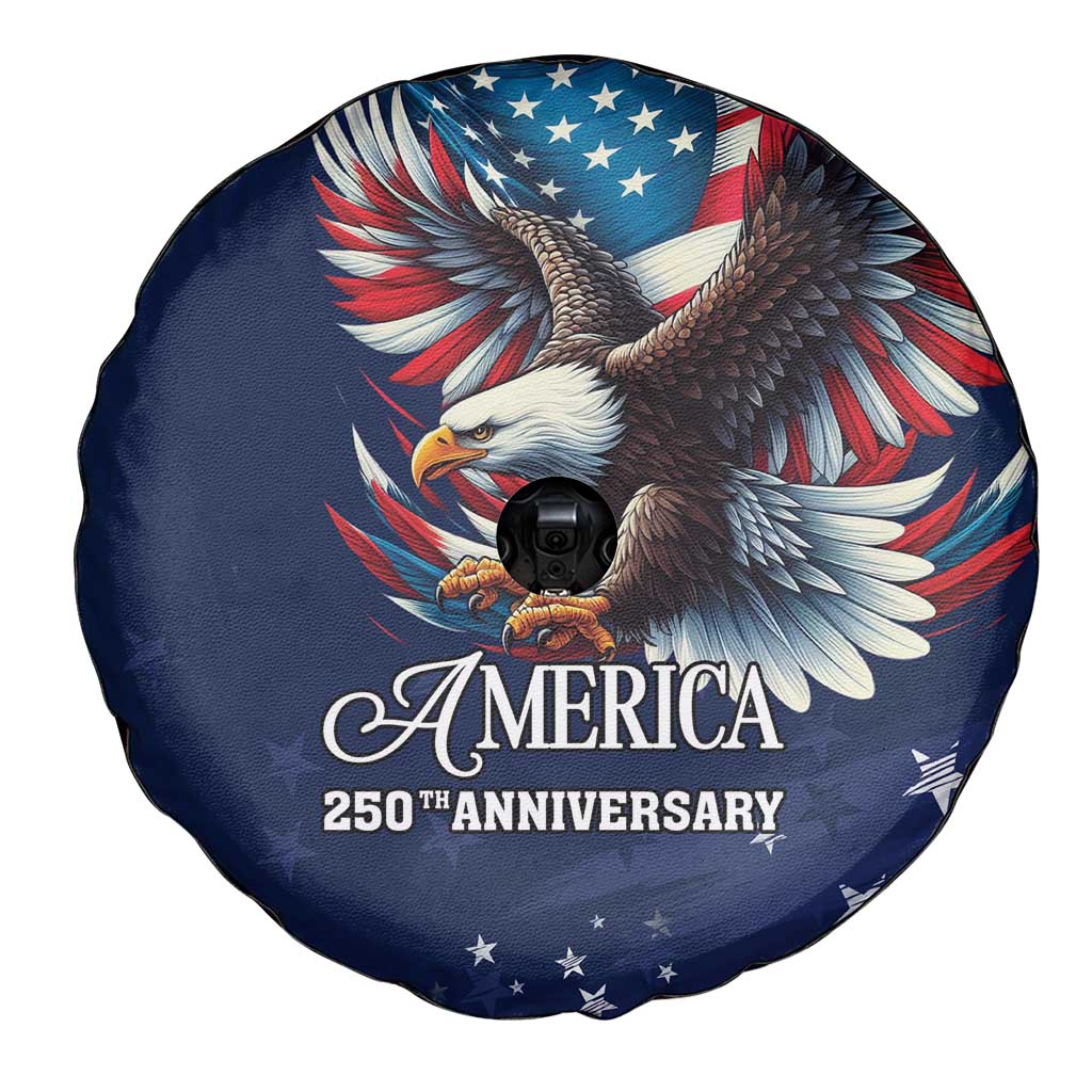 US Navy 250th Anniversary Spare Tire Cover Proudly Served Veteran - Wonder Print Shop