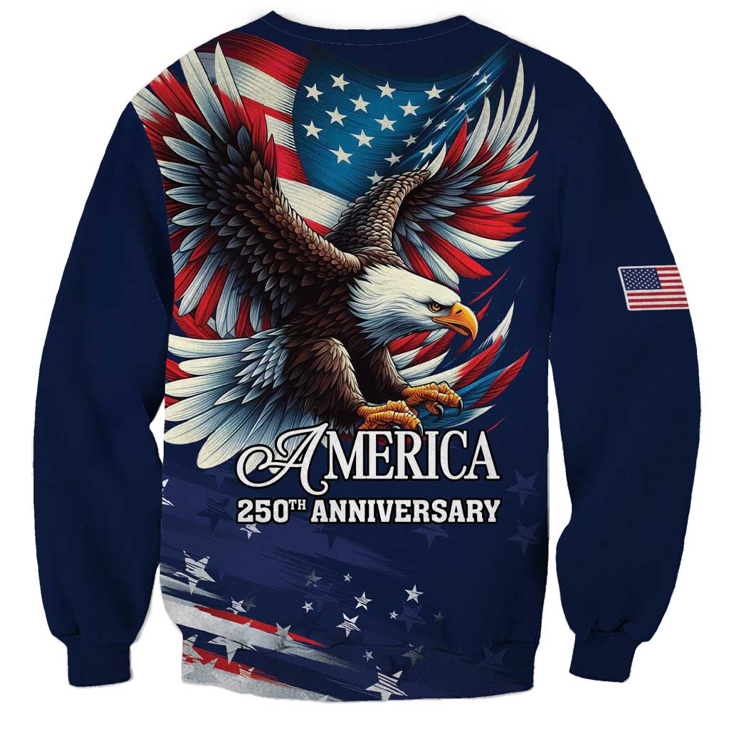 US Navy 250th Anniversary Sweatshirt Proudly Served Veteran - Wonder Print Shop