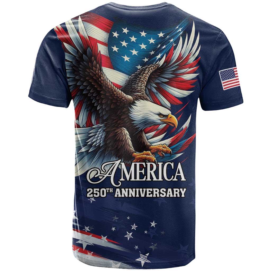 US Navy 250th Anniversary T Shirt Proudly Served Veteran - Wonder Print Shop