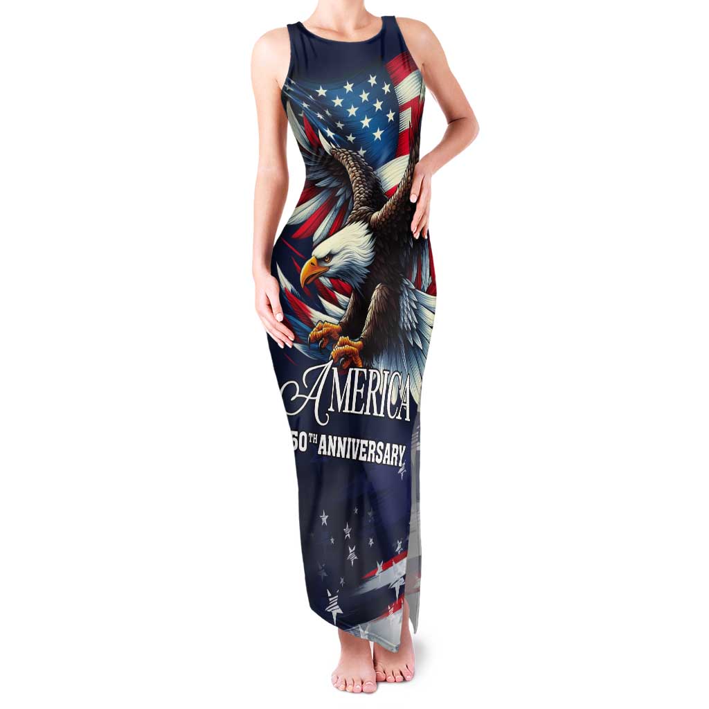 US Navy 250th Anniversary Tank Maxi Dress Proudly Served Veteran - Wonder Print Shop