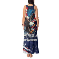 US Navy 250th Anniversary Tank Maxi Dress Proudly Served Veteran - Wonder Print Shop