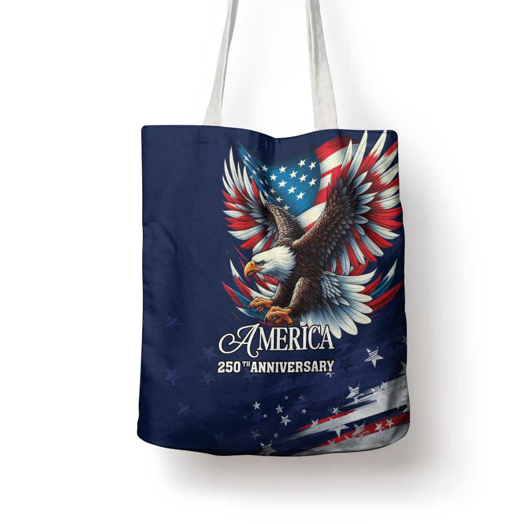 US Navy 250th Anniversary Tote Bag Proudly Served Veteran - Wonder Print Shop