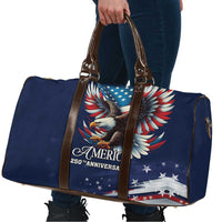 US Navy 250th Anniversary Travel Bag Proudly Served Veteran - Wonder Print Shop