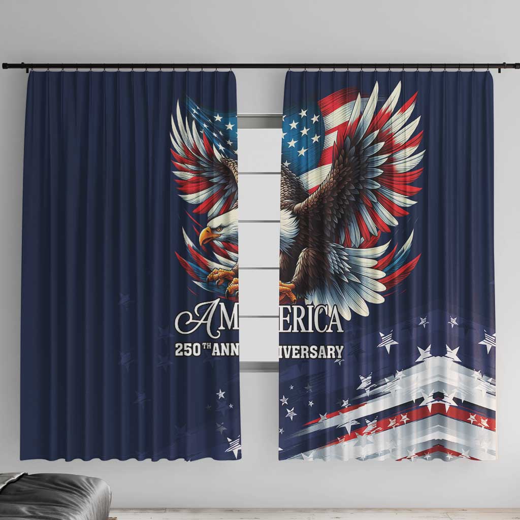 US Navy 250th Anniversary Window Curtain Proudly Served Veteran - Wonder Print Shop