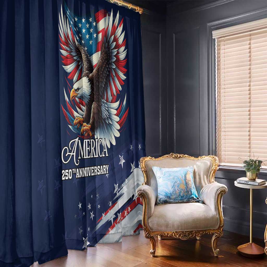 US Navy 250th Anniversary Window Curtain Proudly Served Veteran - Wonder Print Shop