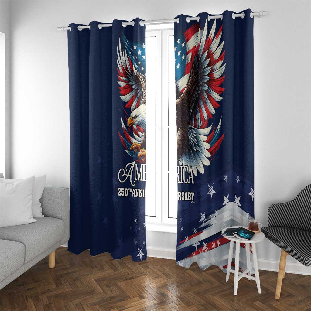 US Navy 250th Anniversary Window Curtain Proudly Served Veteran - Wonder Print Shop