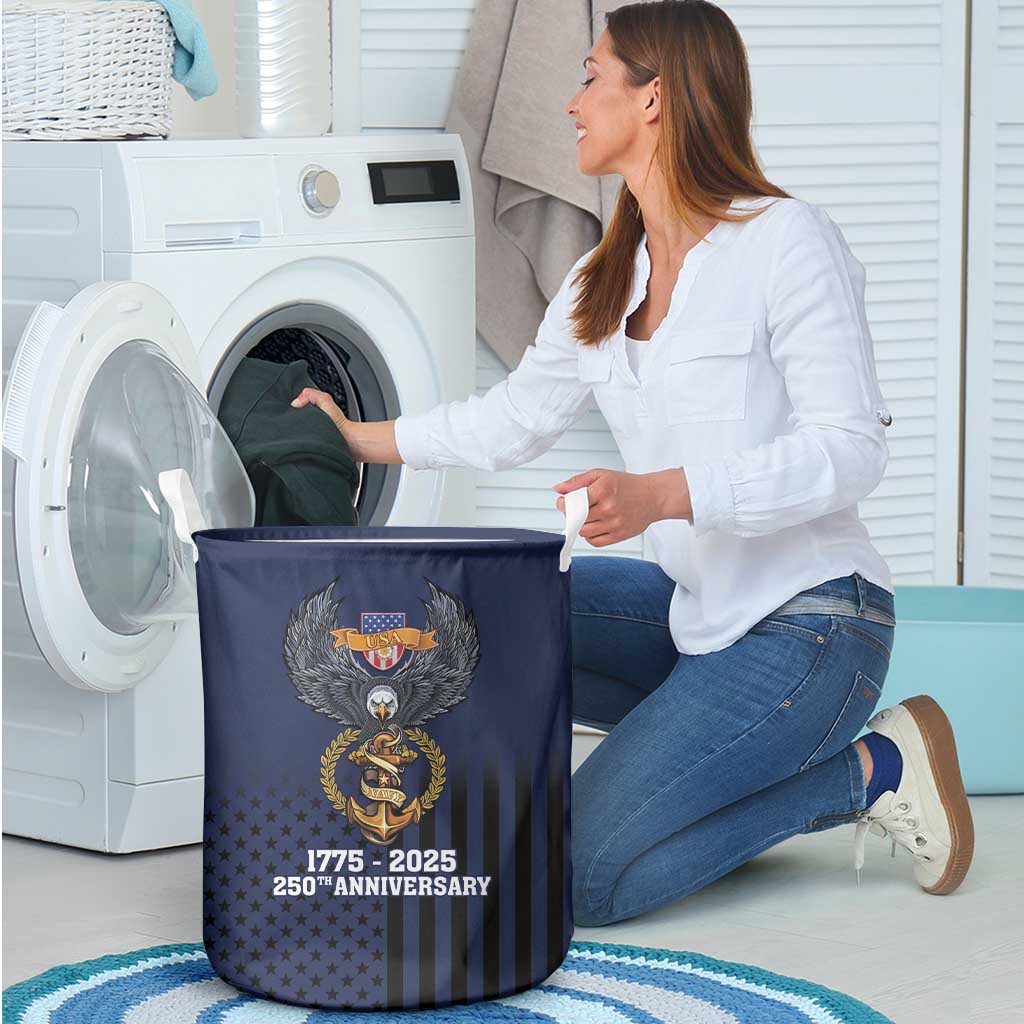 America 250th Anniversary Eagle Laundry Basket Patriotic USA Flag - Wonder Print Shop