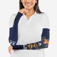 America 250th Anniversary Eagle Arm Sleeves Patriotic USA Flag - Wonder Print Shop