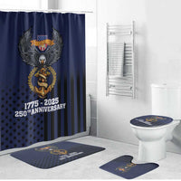 America 250th Anniversary Eagle Bathroom Set Patriotic USA Flag - Wonder Print Shop