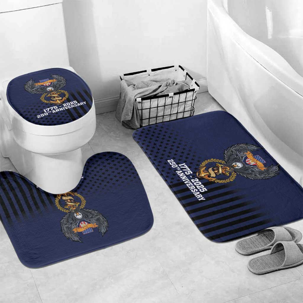 America 250th Anniversary Eagle Bathroom Set Patriotic USA Flag - Wonder Print Shop
