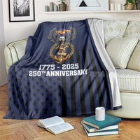 America 250th Anniversary Eagle Blanket Patriotic USA Flag - Wonder Print Shop