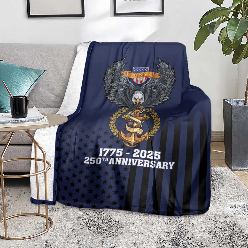 America 250th Anniversary Eagle Blanket Patriotic USA Flag - Wonder Print Shop