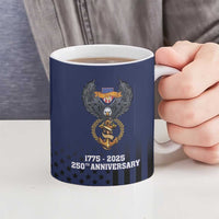 America 250th Anniversary Eagle Ceramic Mug Patriotic USA Flag - Wonder Print Shop