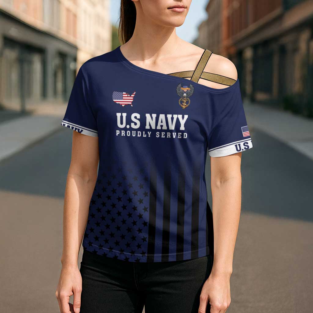 America 250th Anniversary Eagle Cross Shoulder Shirt Patriotic USA Flag - Wonder Print Shop