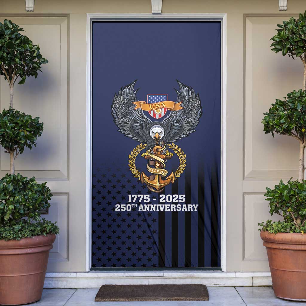 America 250th Anniversary Eagle Door Cover Patriotic USA Flag - Wonder Print Shop