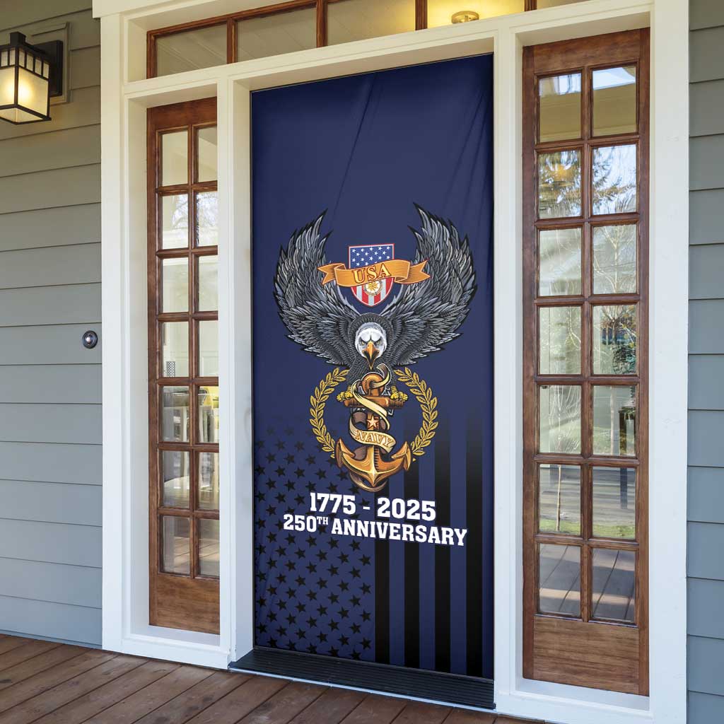 America 250th Anniversary Eagle Door Cover Patriotic USA Flag - Wonder Print Shop