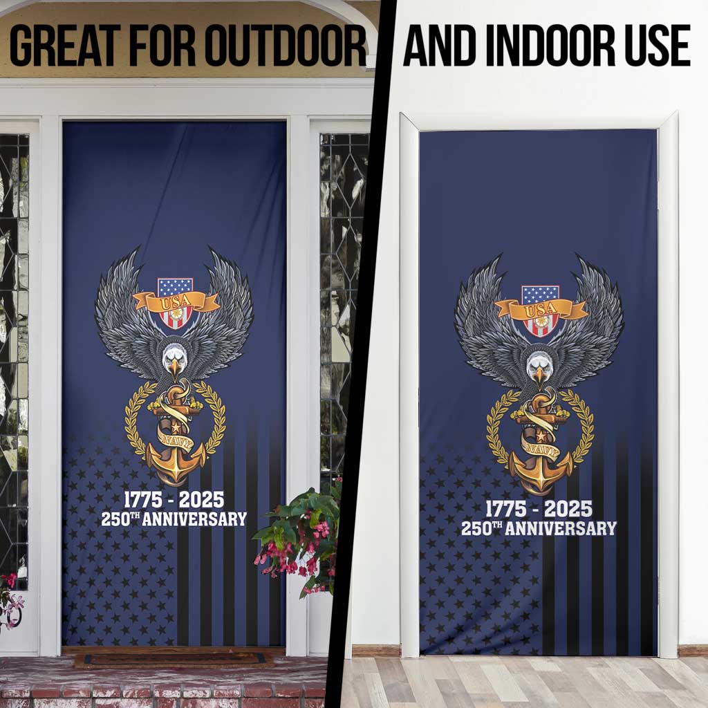 America 250th Anniversary Eagle Door Cover Patriotic USA Flag - Wonder Print Shop