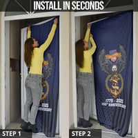 America 250th Anniversary Eagle Door Cover Patriotic USA Flag - Wonder Print Shop