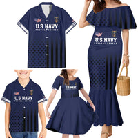 America 250th Anniversary Eagle Family Matching Mermaid Dress and Hawaiian Shirt Patriotic USA Flag - Wonder Print Shop