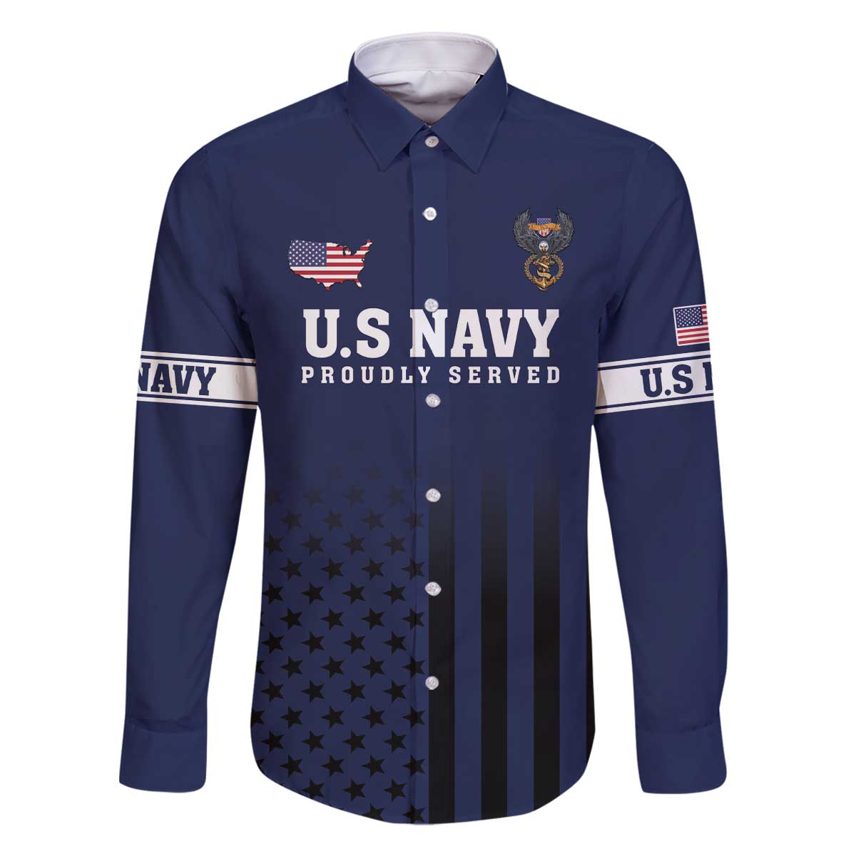 America 250th Anniversary Eagle Family Matching Off The Shoulder Long Sleeve Dress and Hawaiian Shirt Patriotic USA Flag - Wonder Print Shop