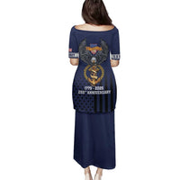 America 250th Anniversary Eagle Family Matching Puletasi and Hawaiian Shirt Patriotic USA Flag - Wonder Print Shop