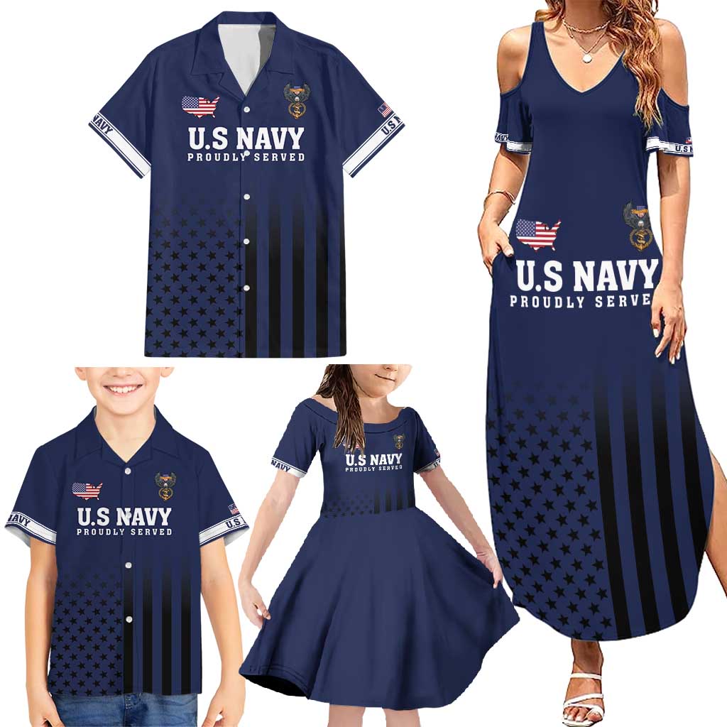 America 250th Anniversary Eagle Family Matching Summer Maxi Dress and Hawaiian Shirt Patriotic USA Flag - Wonder Print Shop