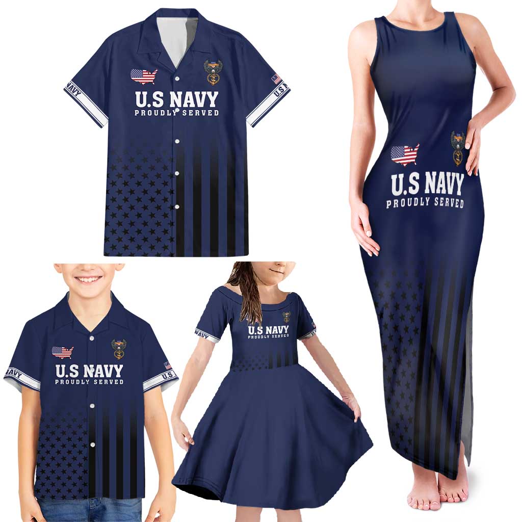America 250th Anniversary Eagle Family Matching Tank Maxi Dress and Hawaiian Shirt Patriotic USA Flag - Wonder Print Shop