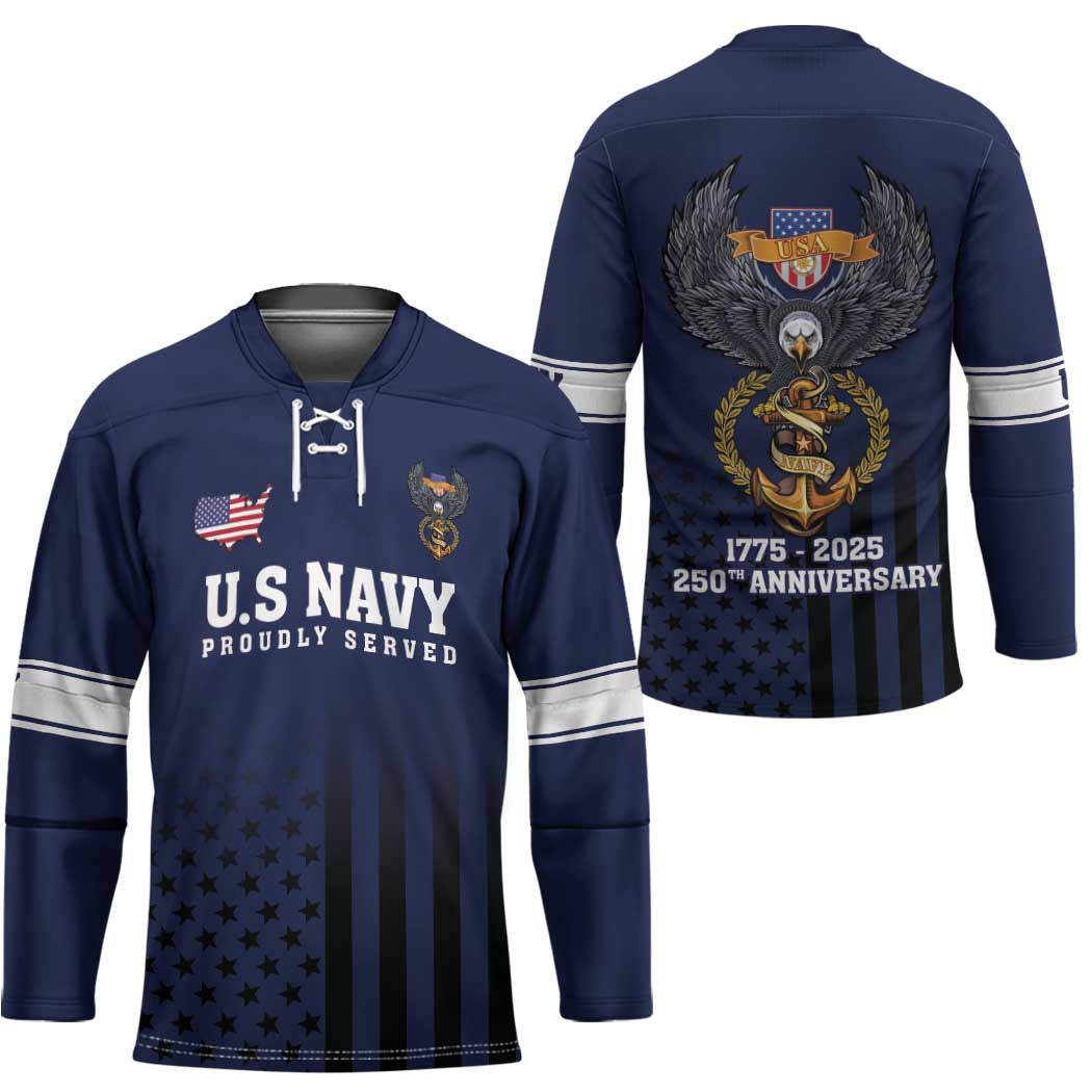 America 250th Anniversary Eagle Hockey Jersey Patriotic USA Flag - Wonder Print Shop