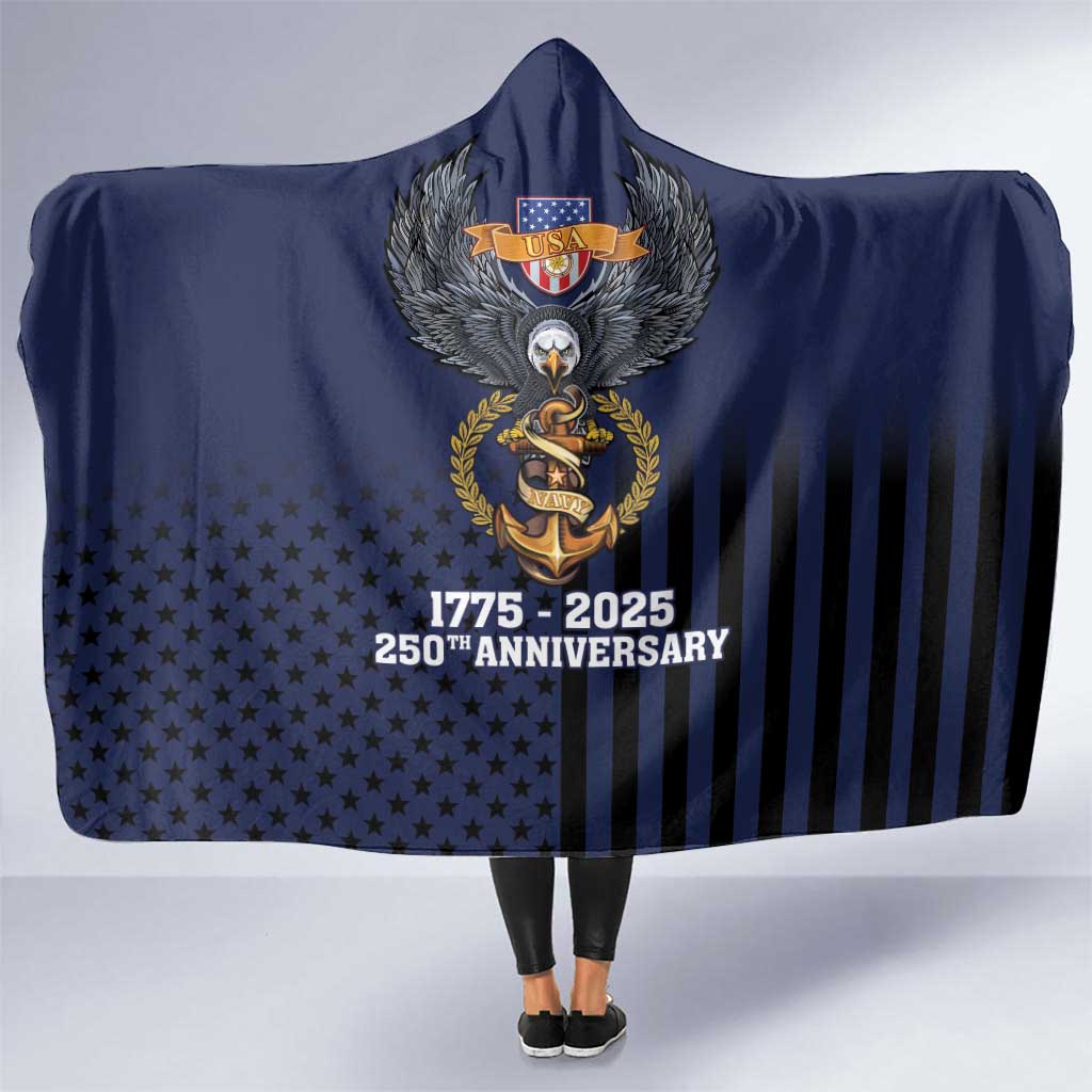 America 250th Anniversary Eagle Hooded Blanket Patriotic USA Flag - Wonder Print Shop