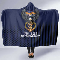 America 250th Anniversary Eagle Hooded Blanket Patriotic USA Flag - Wonder Print Shop