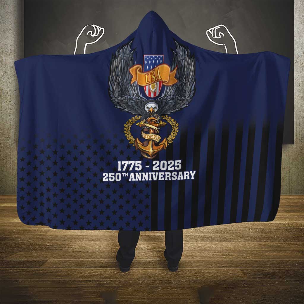 America 250th Anniversary Eagle Hooded Blanket Patriotic USA Flag - Wonder Print Shop