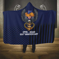America 250th Anniversary Eagle Hooded Blanket Patriotic USA Flag - Wonder Print Shop