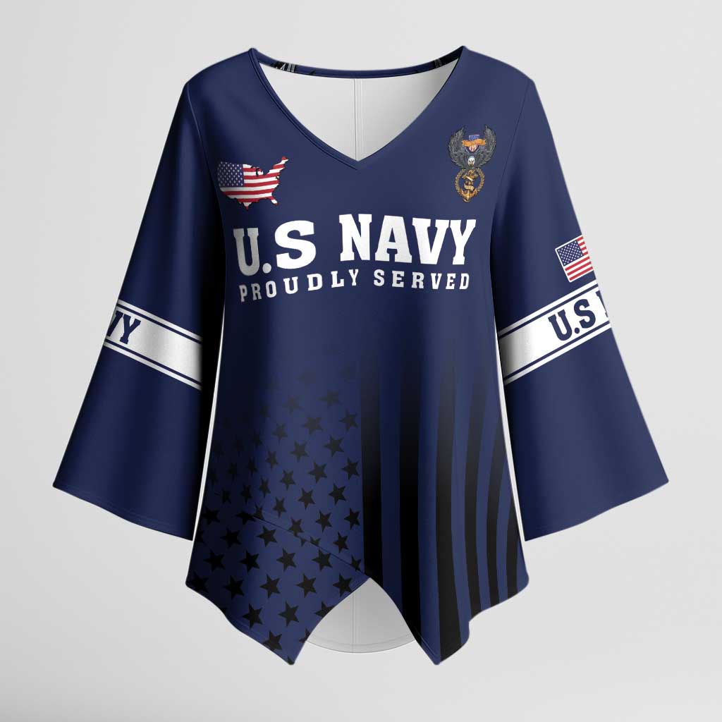 America 250th Anniversary Eagle Kimono Sleeve Blouse Patriotic USA Flag - Wonder Print Shop