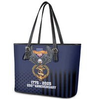 America 250th Anniversary Eagle Leather Tote Bag Patriotic USA Flag - Wonder Print Shop