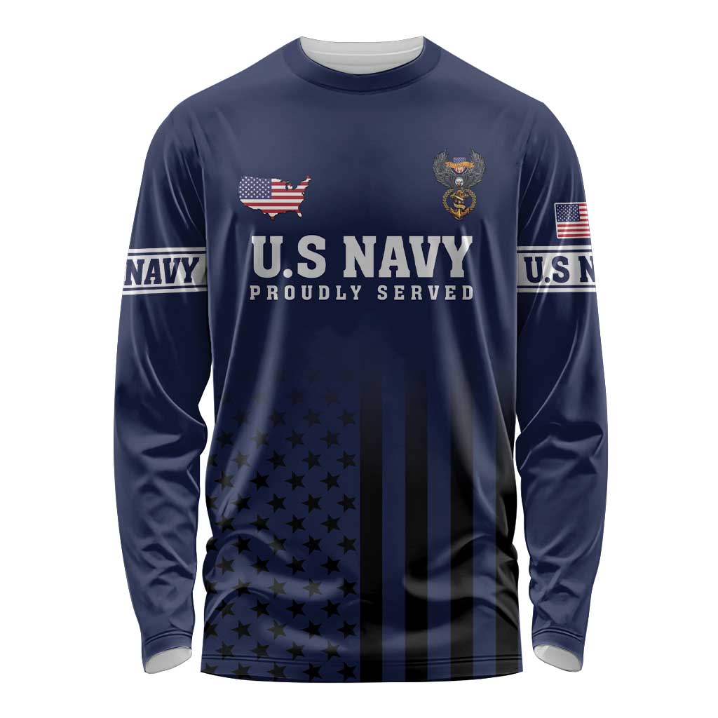 America 250th Anniversary Eagle Long Sleeve Shirt Patriotic USA Flag - Wonder Print Shop