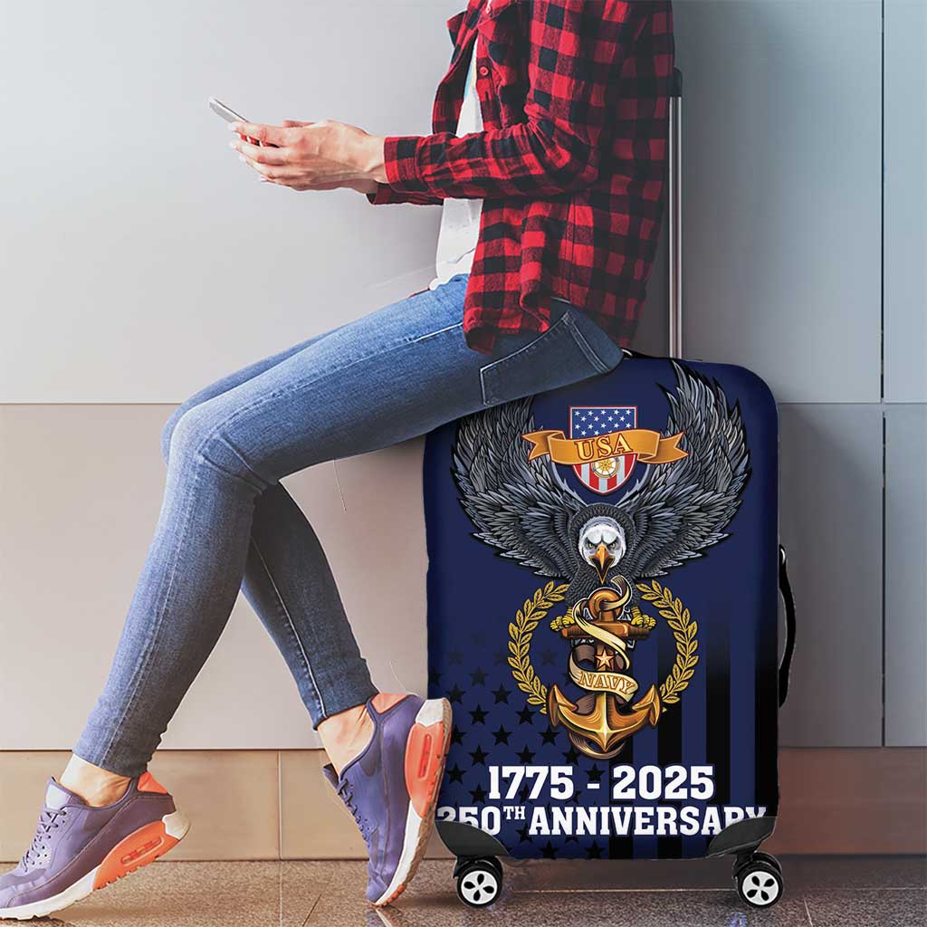 America 250th Anniversary Eagle Luggage Cover Patriotic USA Flag - Wonder Print Shop