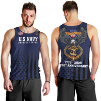 America 250th Anniversary Eagle Men Tank Top Patriotic USA Flag - Wonder Print Shop