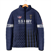 America 250th Anniversary Eagle Padded Jacket Patriotic USA Flag - Wonder Print Shop