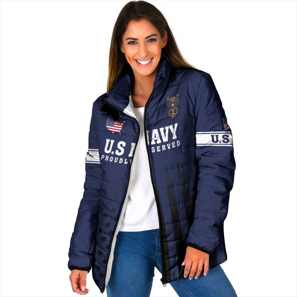 America 250th Anniversary Eagle Padded Jacket Patriotic USA Flag - Wonder Print Shop