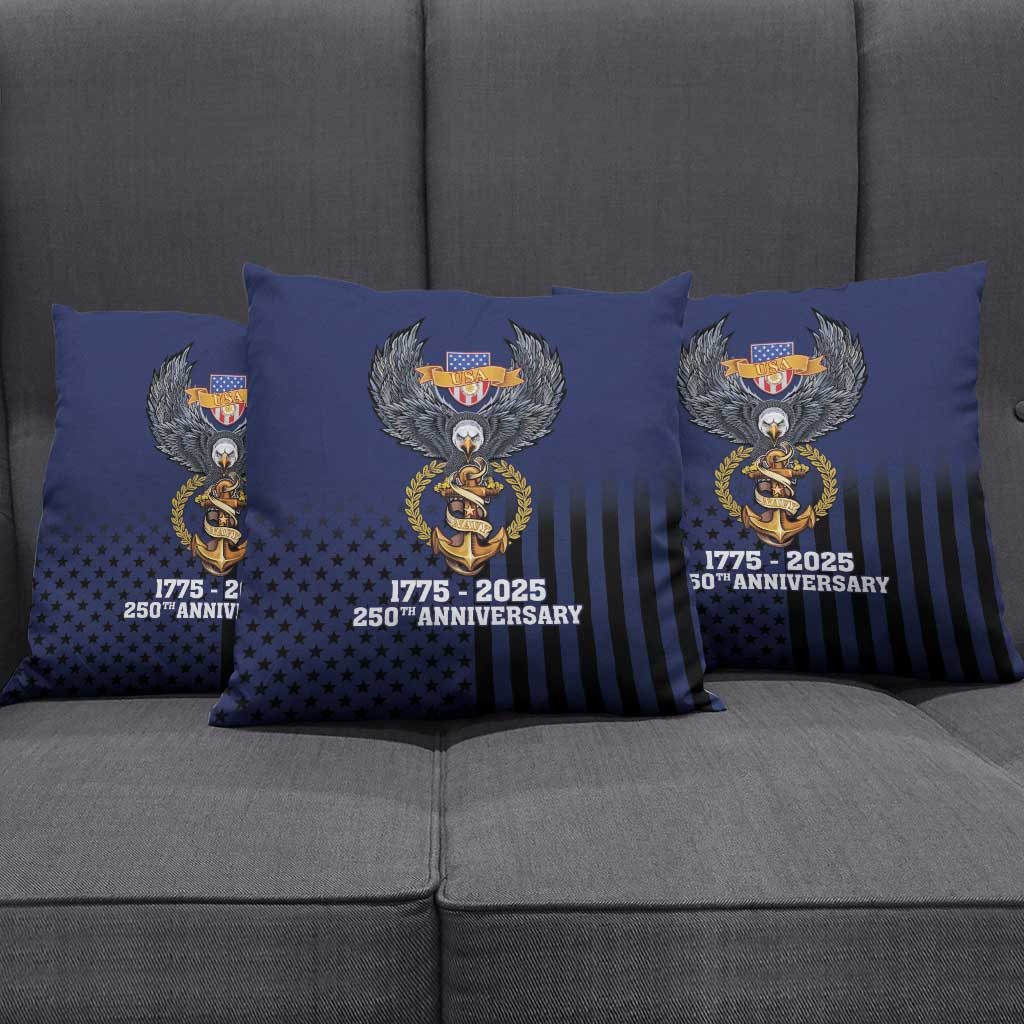 America 250th Anniversary Eagle Pillow Cover Patriotic USA Flag - Wonder Print Shop