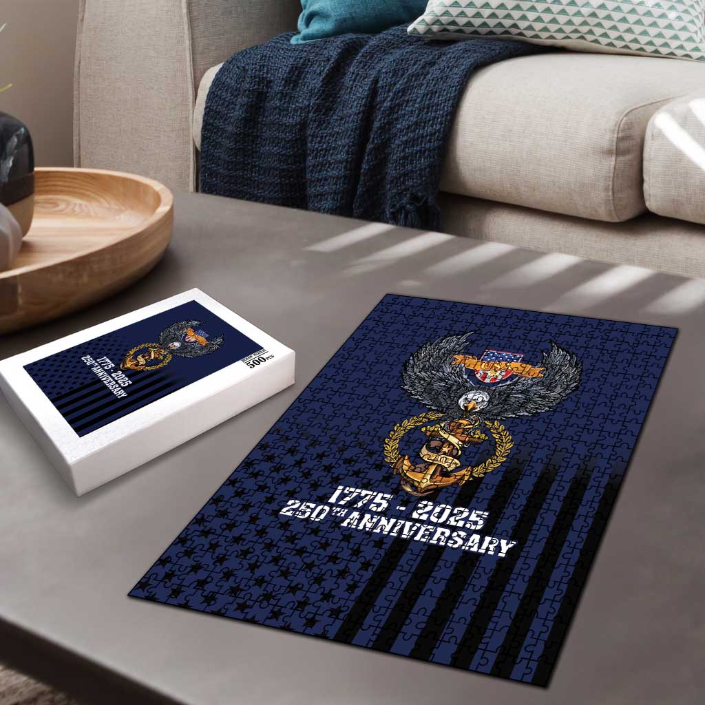 America 250th Anniversary Eagle Puzzle Patriotic USA Flag - Wonder Print Shop