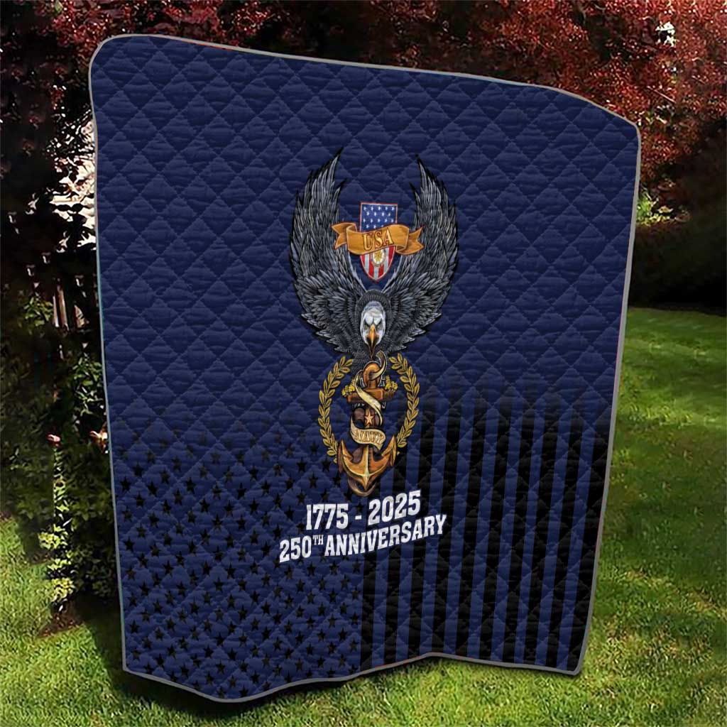 America 250th Anniversary Eagle Quilt Patriotic USA Flag - Wonder Print Shop
