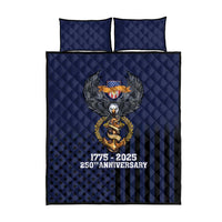 America 250th Anniversary Eagle Quilt Bed Set Patriotic USA Flag - Wonder Print Shop