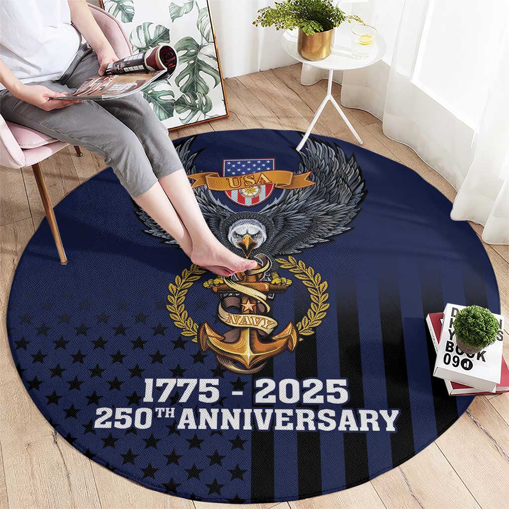 America 250th Anniversary Eagle Round Carpet Patriotic USA Flag - Wonder Print Shop